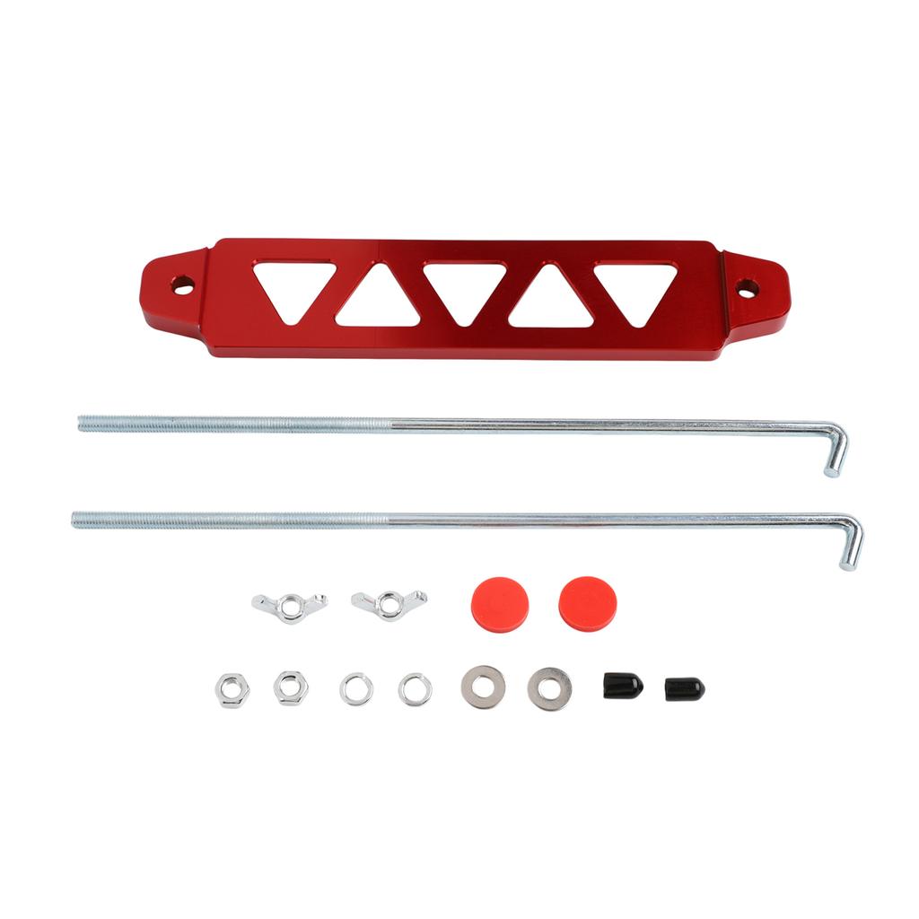 5-Hole Bracket Aluminum Battery Mount Aluminum Alloy Construction Enhanced Stability Aluminum Alloy Battery Holder