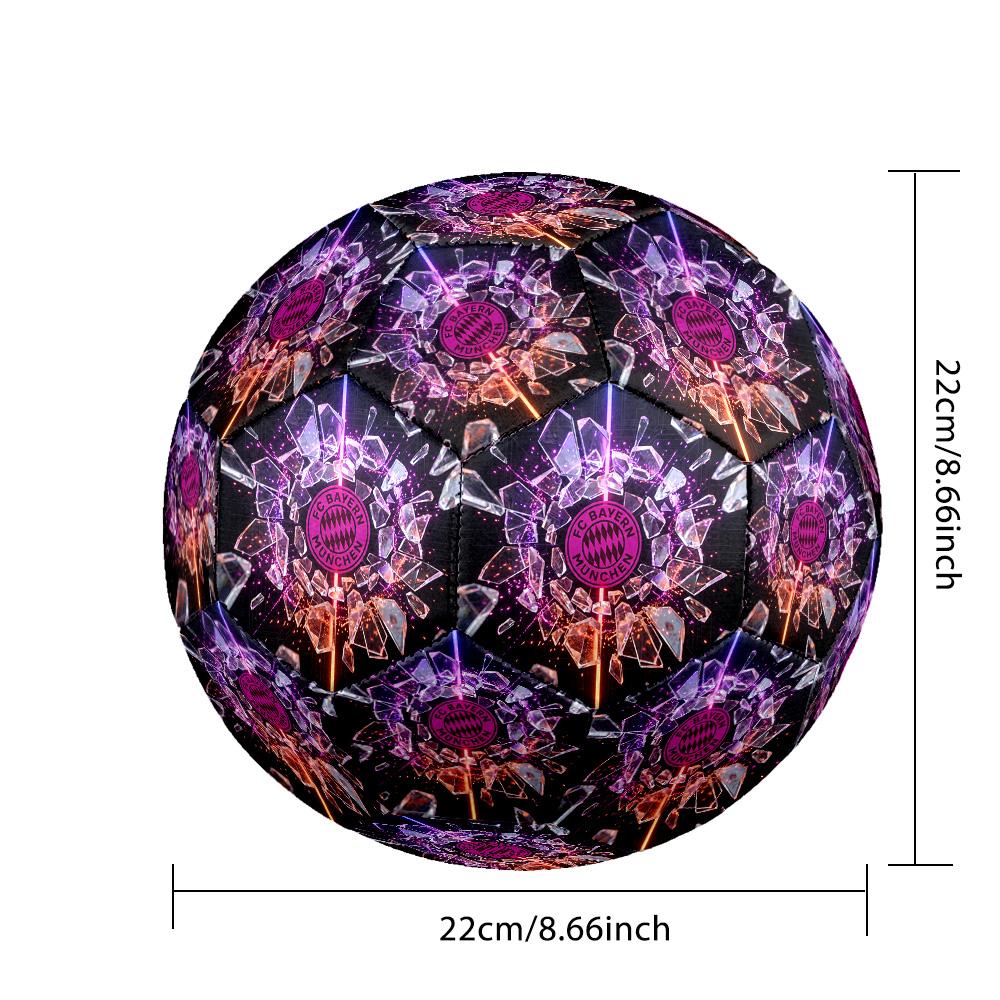 Pallone da calcio Tema Bayern Monaco Taglia 5 Pallone da calcio Tocco Morbido Pallone da calcio per Allenamento Professionale per Sport all'Aperto