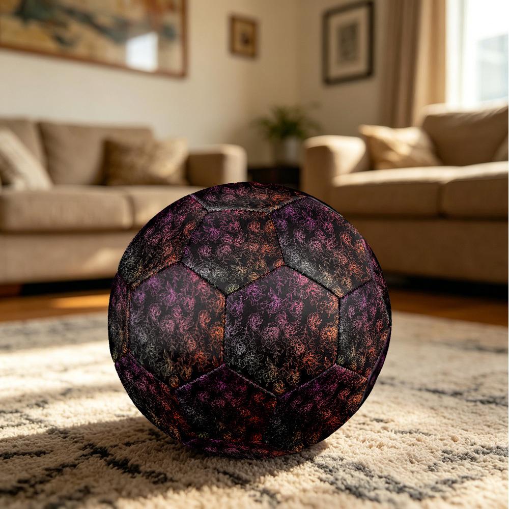 1pc Floral Night Size 5 Soccer Ball Professional Match Training Football Indoor &Outdoor Sports Ball Lightweight Durable M6559