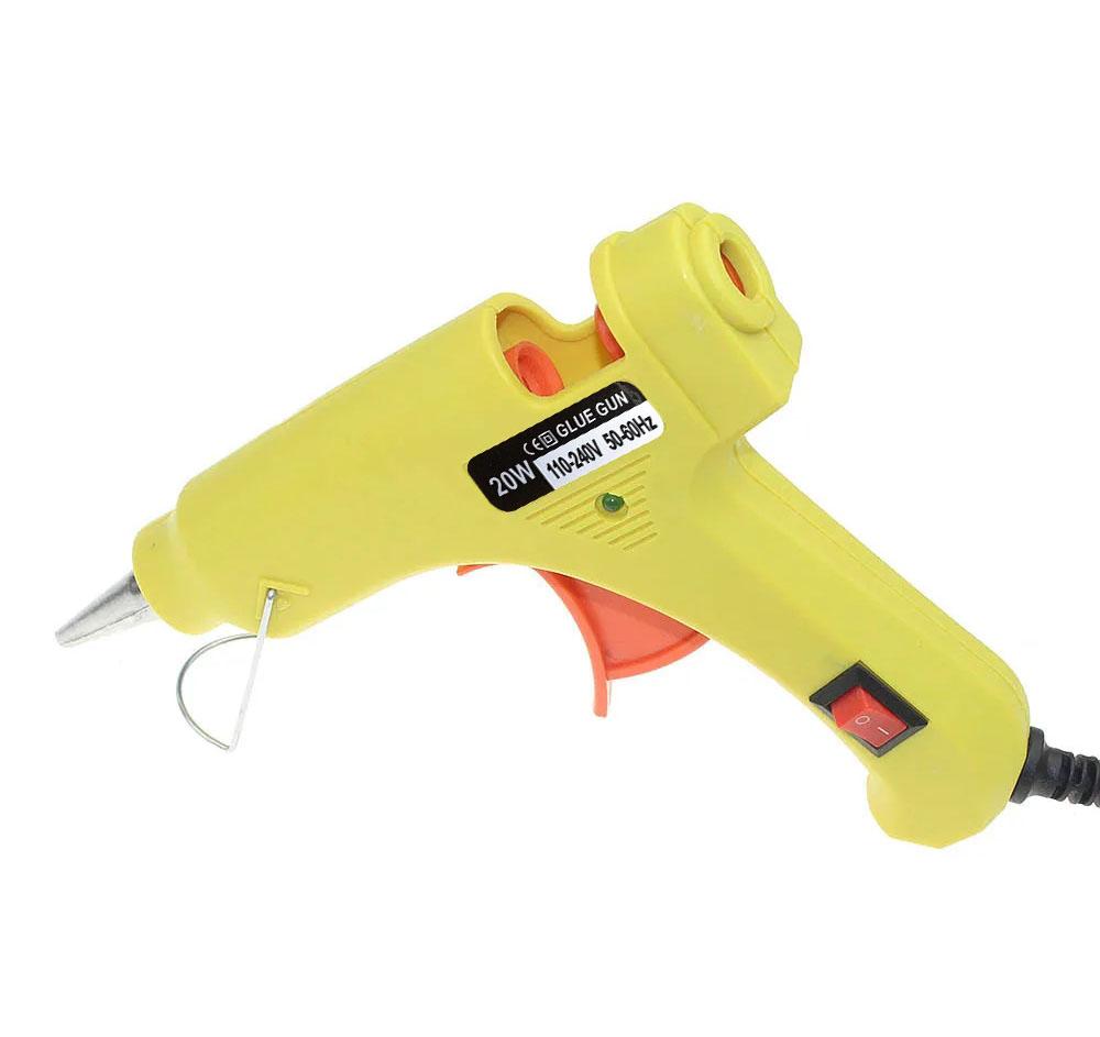 20W Hot Melt Glue Gun DIY Household Industrial Mini Guns Heat Temperature Electric Thermal Repair Tool For Use In 7mm Glue Bars