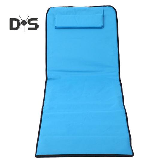 Folding Beach Mat Lounge Chair Adjustable Lightweight Waterproof Sand-proof Portable Travel Outdoor Camping Picnic Blanket with Back Support