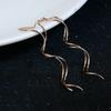 Retro Statement Fashion Accessories Twisted Long Line Ear Line Drop Earrings Jewelry Ear Studs