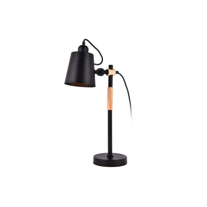 Jednoduchá lampa EDM Černá Vintage E27 60W