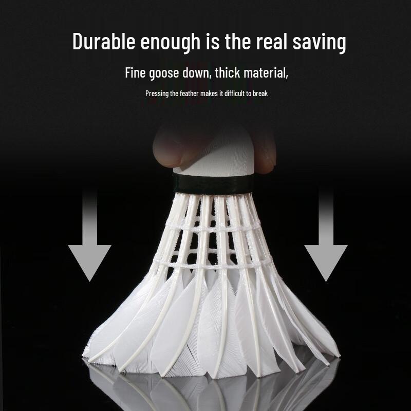 Lingmei F1 Goose Feather Badminton Shuttlecocks