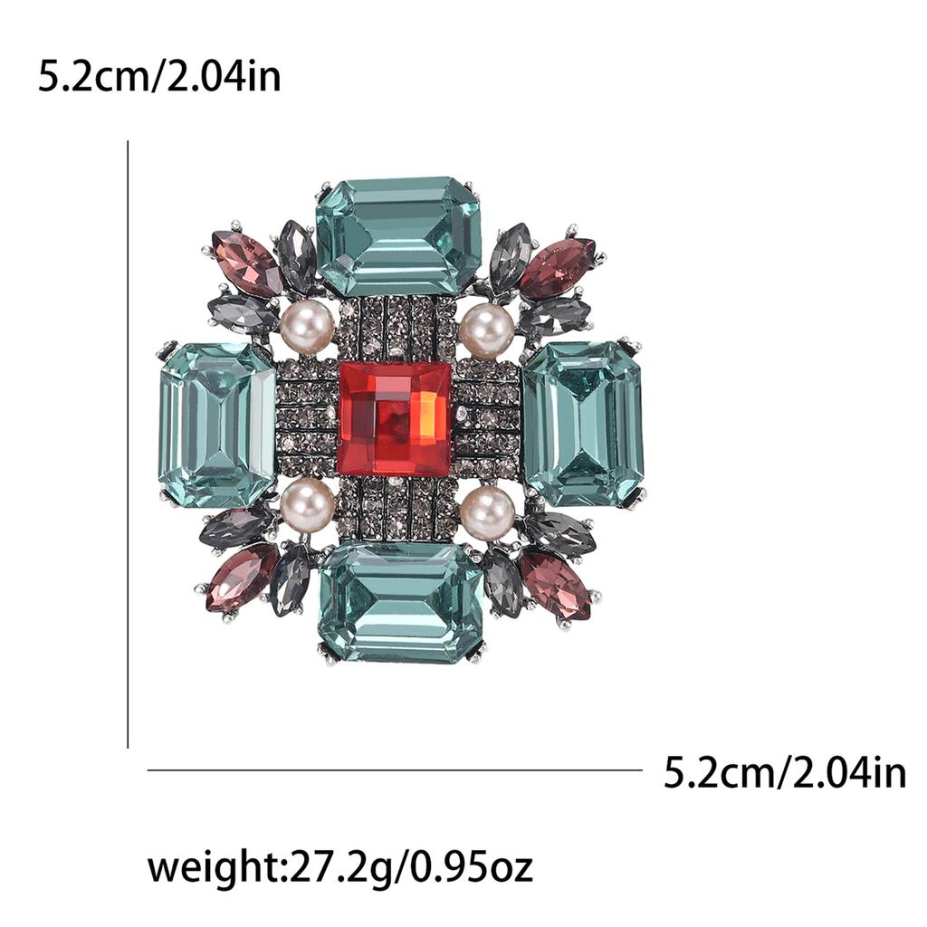 Feng Shui Diamond Brooch, High-End Temperament Clothing Accessories Corsage Pin