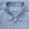 JOEONE Men's Short Sleeve Denim Shirt