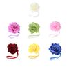 ABS Curtain Tieback Punch-free Cute Stylish Flower Shape Replacement Home Bedroom Buckle Fastener Ornament Accessories