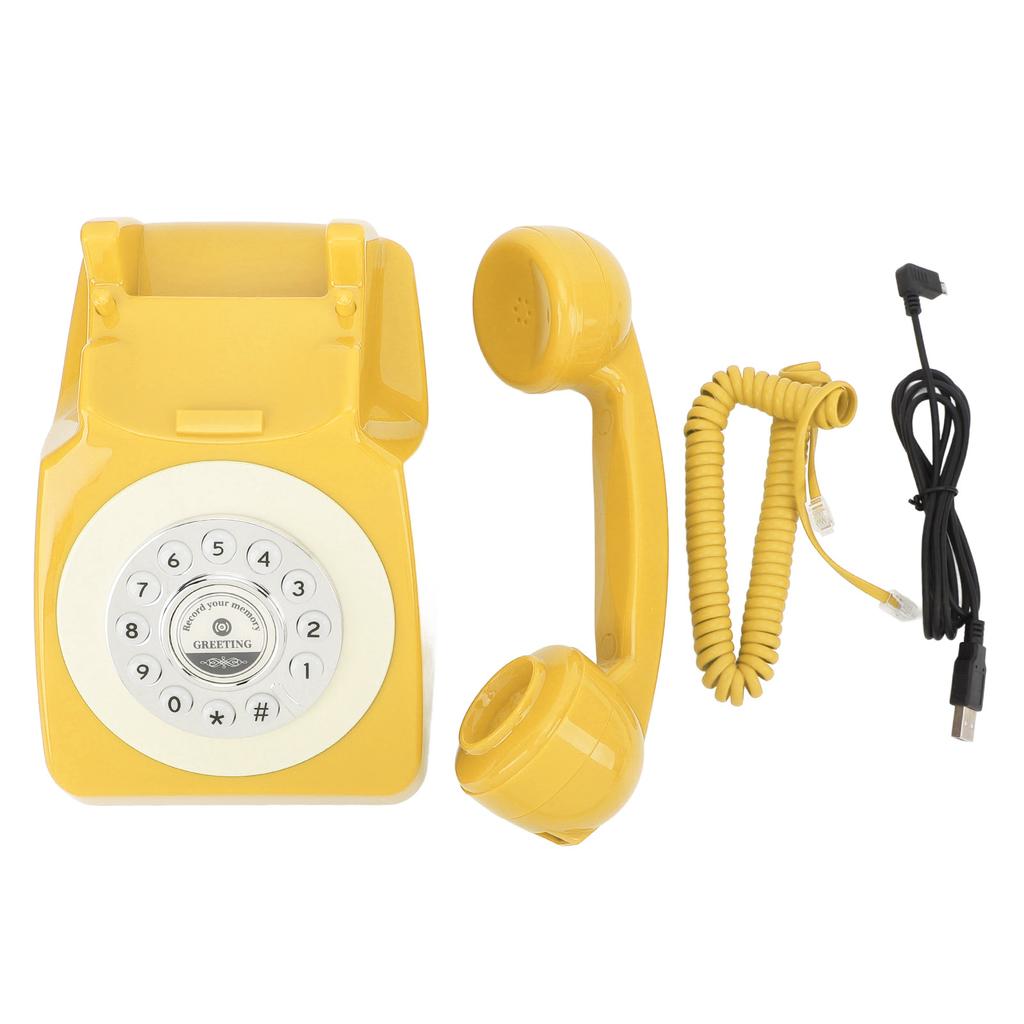 Audio Guest Book Phone Clear Sound Convenient Use Audio Message Recording Telephone for Wedding Even