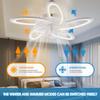 Living Room Bedroom Dining Room Ceiling Fan with Light - Stylish Home Decor