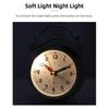 Battery Operated Retro Alarm Clock Portable Bell Alarm Clock Desk Clock  Time Management Tool