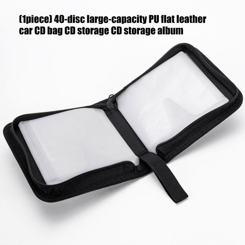 40 Płyt CD Do Samochodu Organizery PU Skórzane Etui Do Przechowywania Dla Miłośników Muzyki Bezpieczny Projekt Odporny Na Zarysowania Przyjazny w Podróży