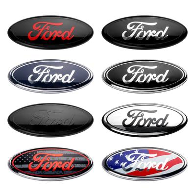 Car Front Hood Badge Rear Trunk Emblem Replacement Sticker for Focus ST Ranger Mondeo Kugo Ecosport Fiesta Kuga Ghia Fusion