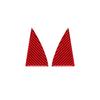 2Pcs Red Carbon Fiber Interior A-pillar Cover Trim For Colorado/Canyon 2015-