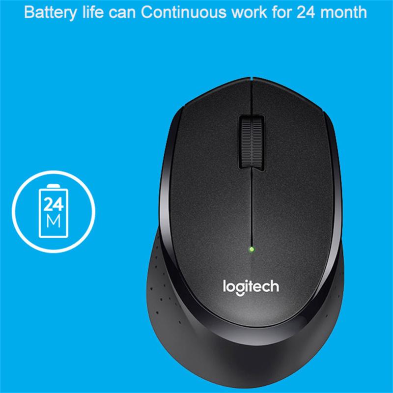 Mouse Wireless Silenzioso Logitech M330 Navigazione Ottica Mouse Silenziosi Controller per Computer