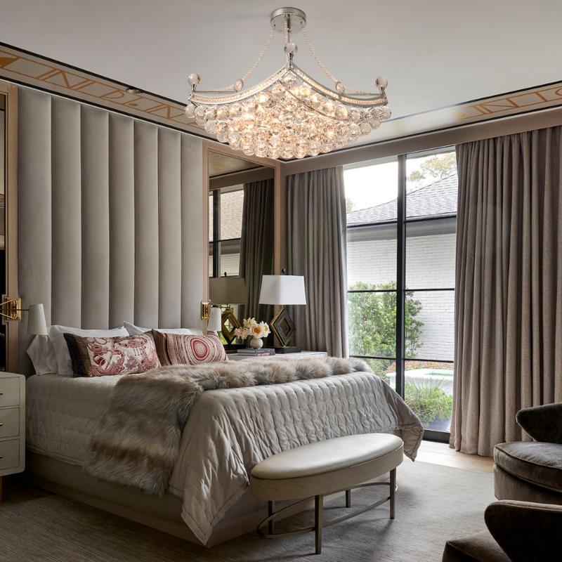 Candelabru de Cristal Modern Simplu pentru Living