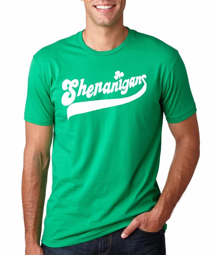 Shenanigans St Patricks Day Party Tshirt Irish Ireland Shamrock Tee shirt S