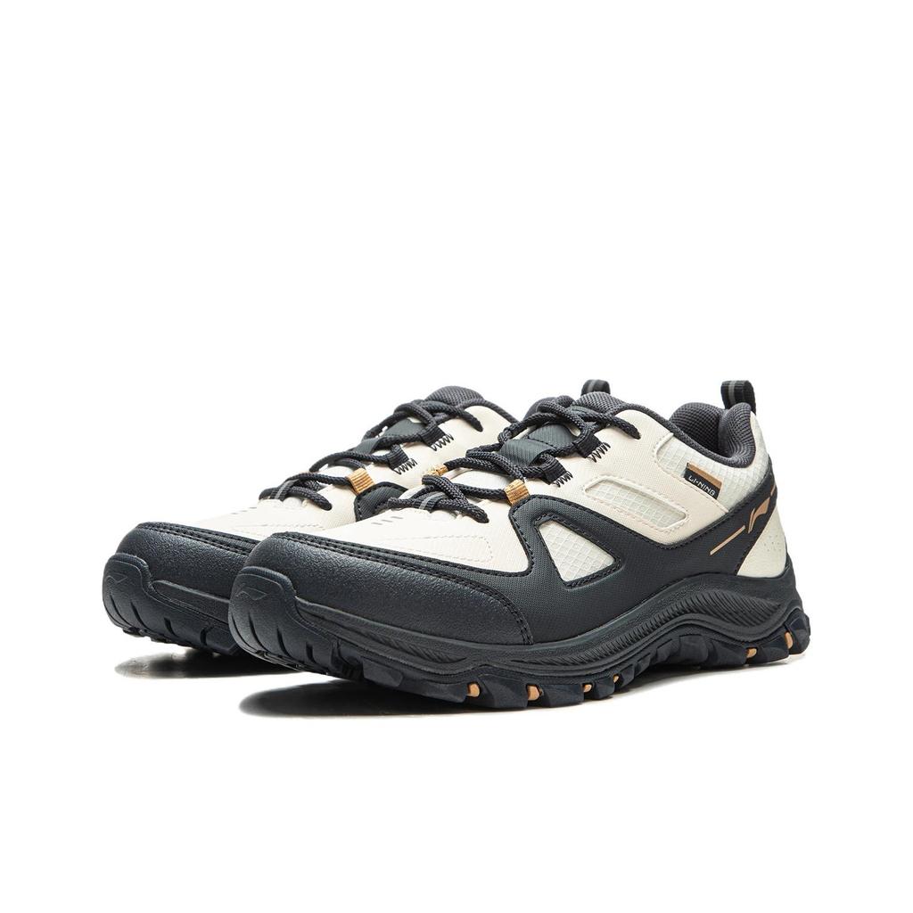 Li-Ning Fashionable Comfortable Versatile Breathable Durable Low-Top Casual Shoes Women sneaker Off-White Black AGCV416-2