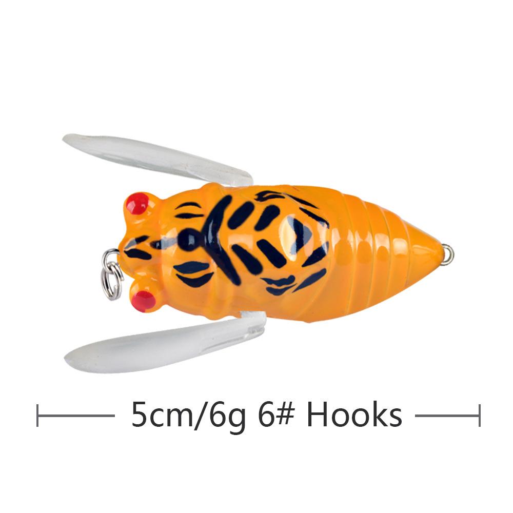 Water Surface Simulation Insect Fishing Bait 5cm/6g Lures