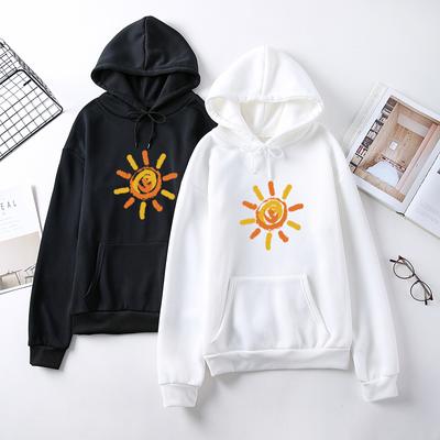 Women's Loose Oversize Hoodie for Autumn Winter Ladies Long Sleeved Fleece Casual Hooded Top