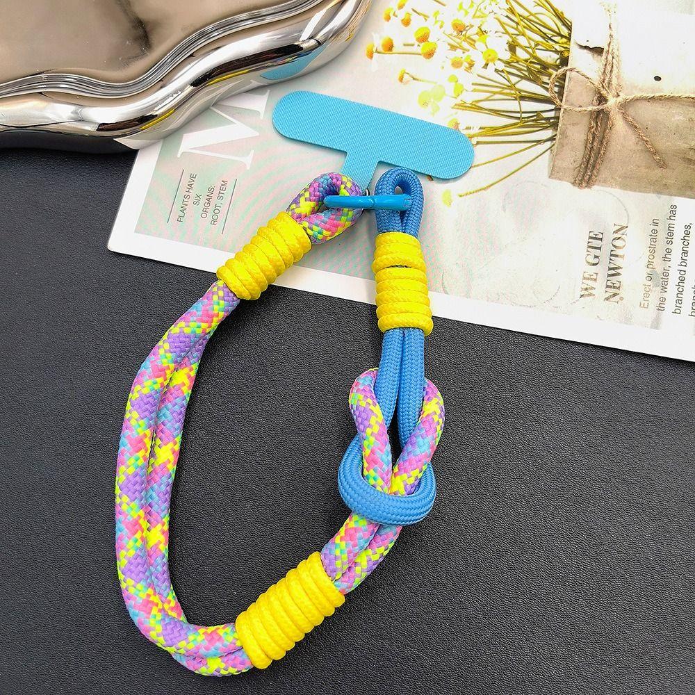Anti-lost Braided Phone Lanyard Handwoven Hanging Cord Camera Hanging Rope  Phone Charm Accessories