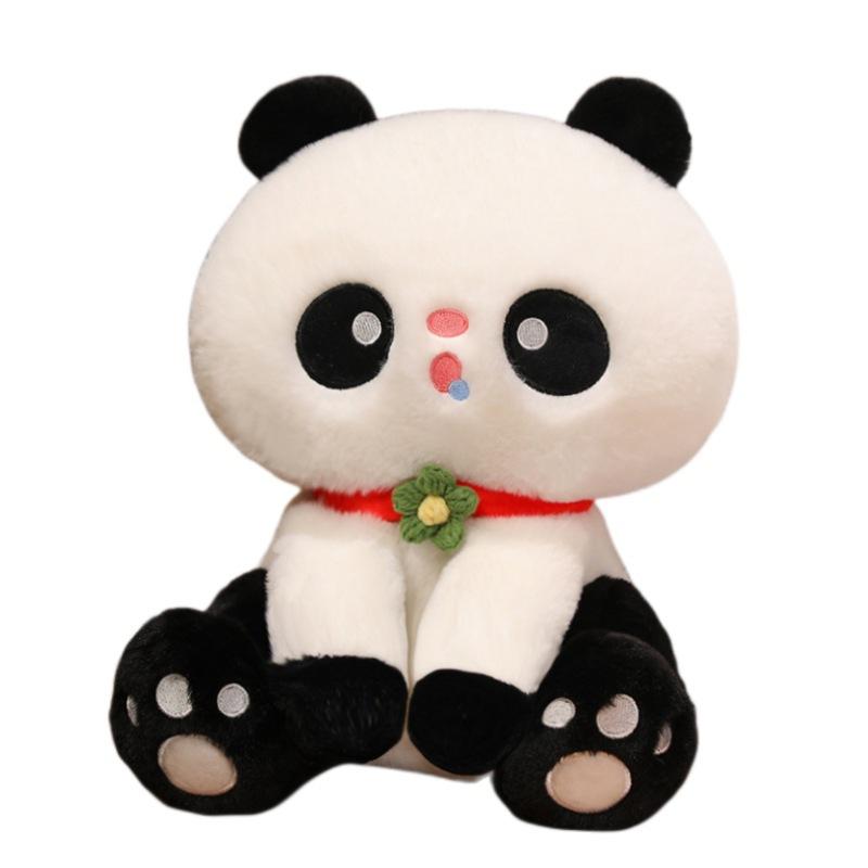 

Игрушка Панда Плюшевая Бамбуковый Побег Цветок Куклы Подушка Подарки на Праздник Драконьих Лодок Panda,24cm/9.45in