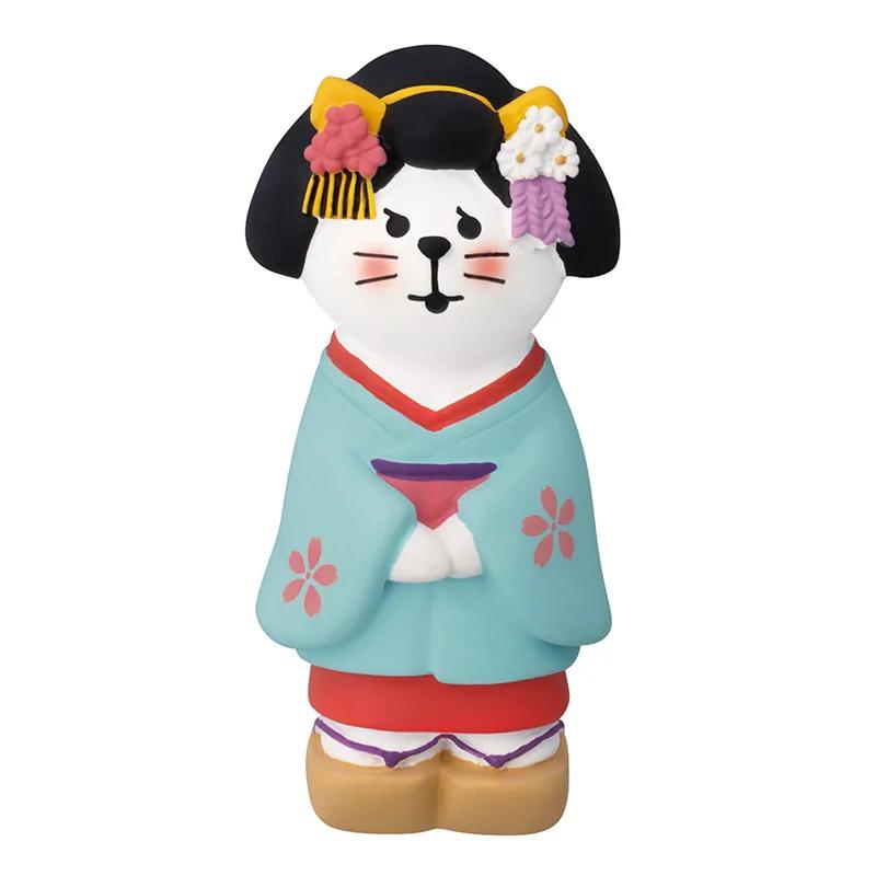 NEW! Zakka Japanese Pass the exam Cat Desktop Decoration Cat make a  Must win Scene Shooting Props Home Ornament Collection