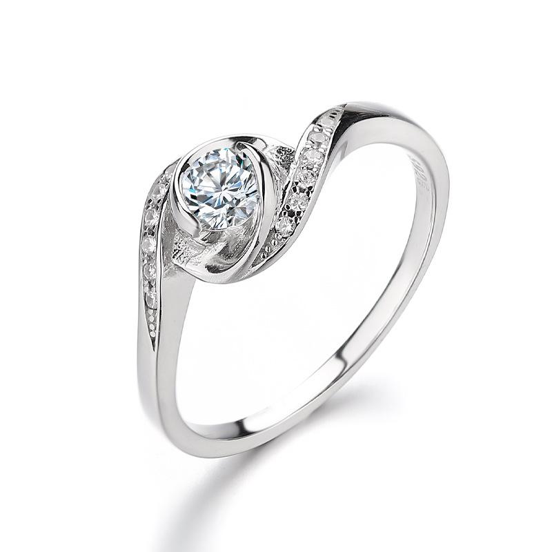 

Кольцо «Дьявольский глаз» из серебра 925 пробы, женское, из золота 18 карат, с перекрученной группой бриллиантов, модное, трендовое, закрученное, обручальное кольцо No. 9