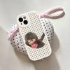 Cute M-monchhichis-s Phone Case For IPhone 16 15 14 11 12 13 Pro Max Plus Back Leather Shell