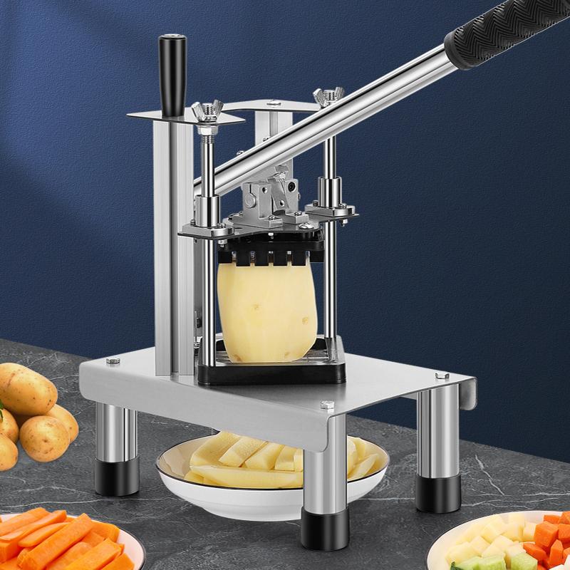 Utensili da Cucina Taglia Patatine Fritte Manuale Tagliaverdure Affettatrice per Frutta e Verdura Macchina Tritatutto Taglia Cetrioli Tagliaverdure
