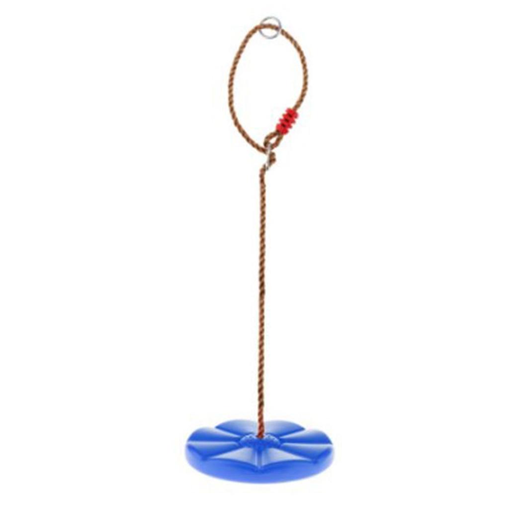 Heavy Duty Plastic Disc Tree Swing with PE Rope for Kids Children Outdoor Play Equipment