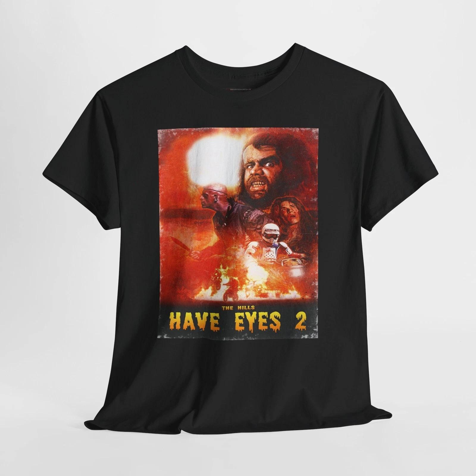 

The Hills Have Eyes 2 1985 Retro Movie Poster Horror Unisex Graphic T-Shirt L