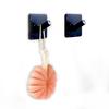 Manufacturer Hooks Hanging Hook Silver Bathroom Shower Inside Clock Waterproof Stainless Steel Peel and Stick