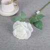 6pcs Artificial Flowers Silk Roses Plant Auditorium Decor Fake Flower Simulation Coffee Sweetheart Rose Branch Room Decoration