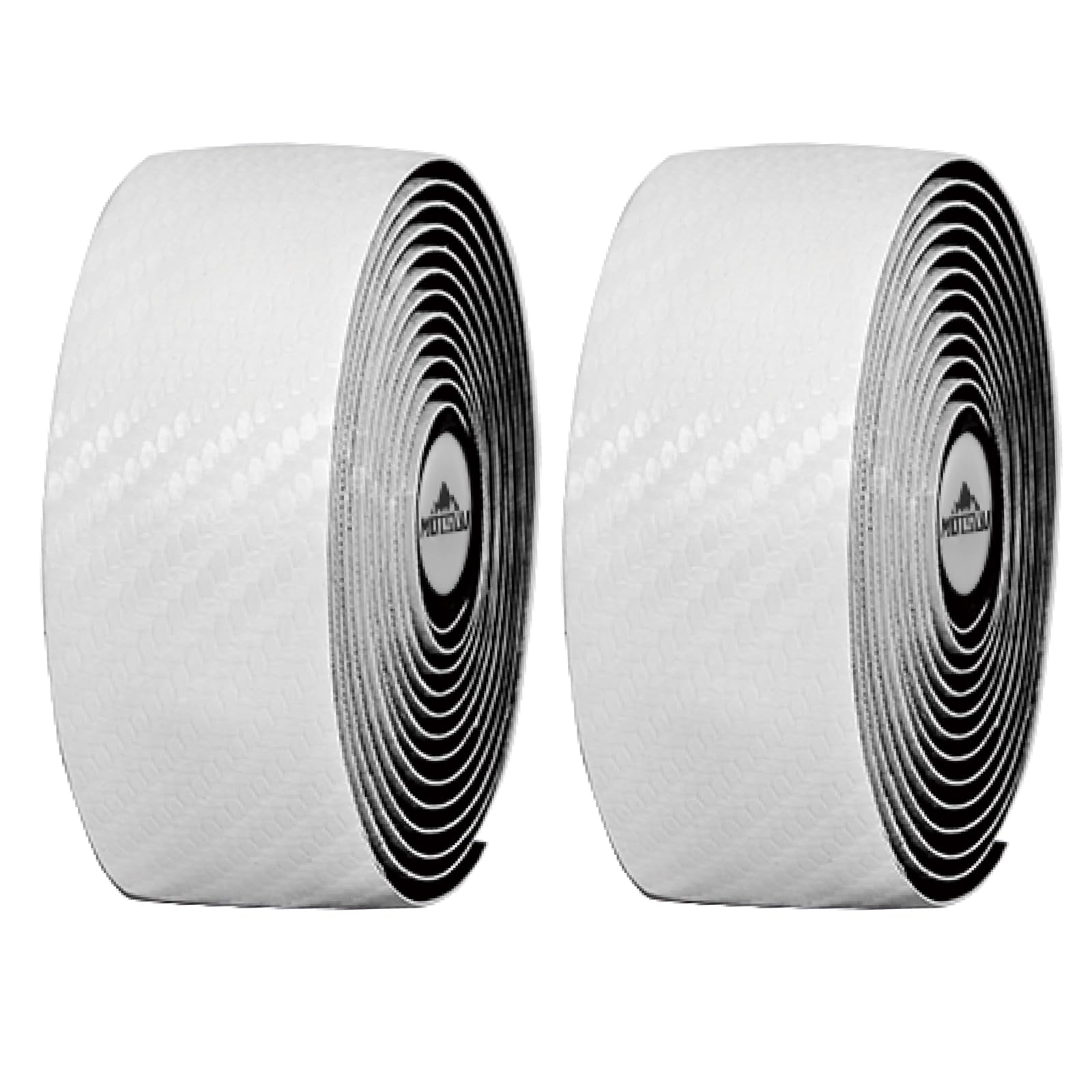 

TRIWONDER Road Bike EVA Cushioned Handlebar Tape with End Caps White (2 Rolls)