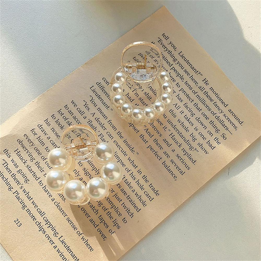 Mini Fermaglio Per Capelli con Perla, Temperamento Minimalista, Fermaglio Per Capelli con Perla Versatile, Raffinato Per Frangia Laterale e Acconciatura Sulla Nuca