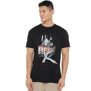 Elvis Presley Las Vegas Unisex 100% Cotton T-shirt Mens Tees Top S-5XL, Black 3XL
