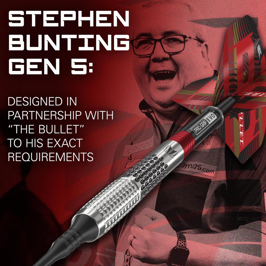 Target Darts BUNTING G5 18g Soft Tip Darts 95% Tungsten Stephen Signature Professional