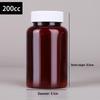 Clear Plastic Wide-Mouth Bottle for Liquid/Solid/Powder Storage, Bead Organizer, Medicine Container, 30ml.