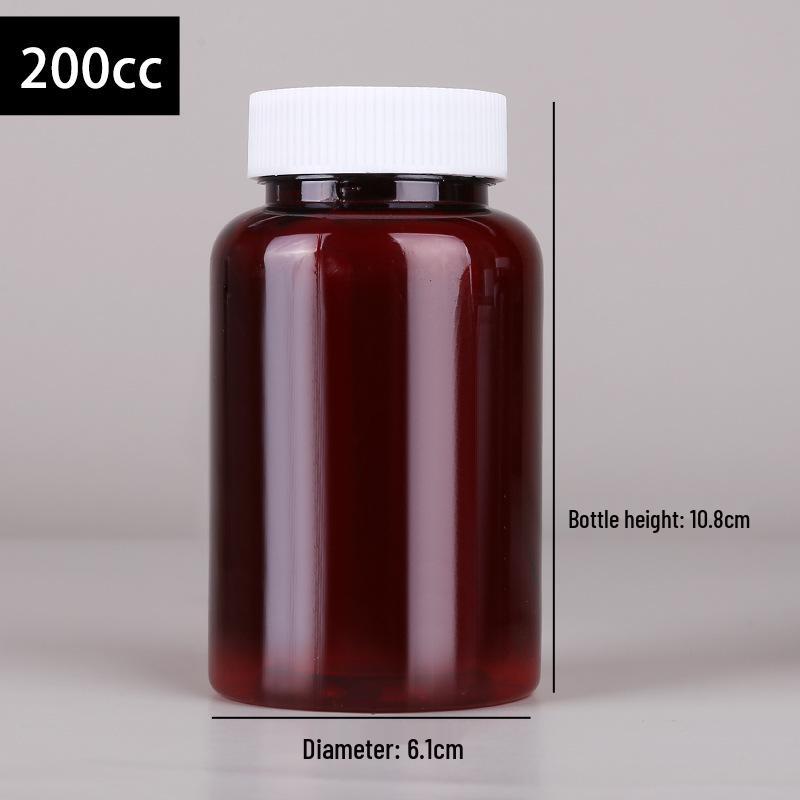 Clear Plastic Wide-Mouth Bottle for Liquid/Solid/Powder Storage, Bead Organizer, Medicine Container, 30ml.