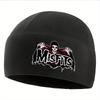 Skull face hands vampire cape logo Unisex Women Unisex Beanie Pullover Cap Winter Thermal Hat Warm Christmas Outdoor Cycling Hiking