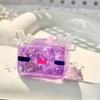 Clear Salamander Cube Squeeze Toy Stress Relief Glitter Salamander Sugar Ball Sensory Toy Decompression Salamander Fidget