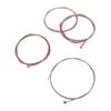 4pcs Bass Strings 4 String Metal Replaceable Decorative Practical Guitar Strings Replacement for