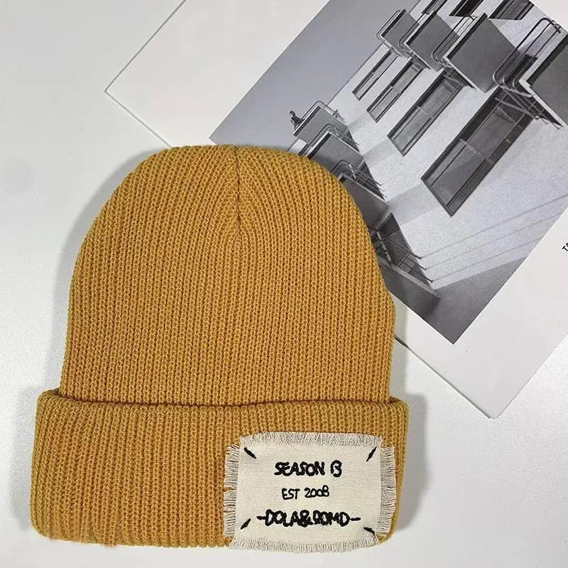 Natural NewFall Winter Knitted Beanies for Couples - Chic, Versatile Headwear