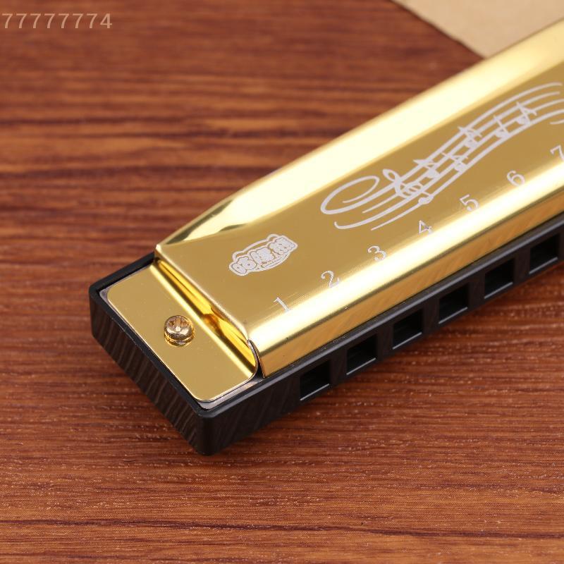 Children's First Harmonica - 10-Hole Diatonic In C Key with Strong Metal Case.