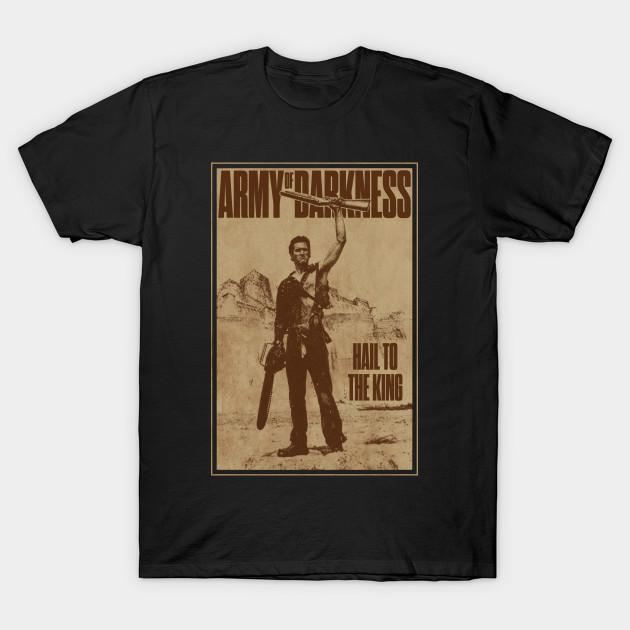 

Men Black Print T-shirt Army Of Darkness No-Cut Transfer Paper Print Cotton Tshirt - Men s Summer Cotton Graphic Tee S разноцветный