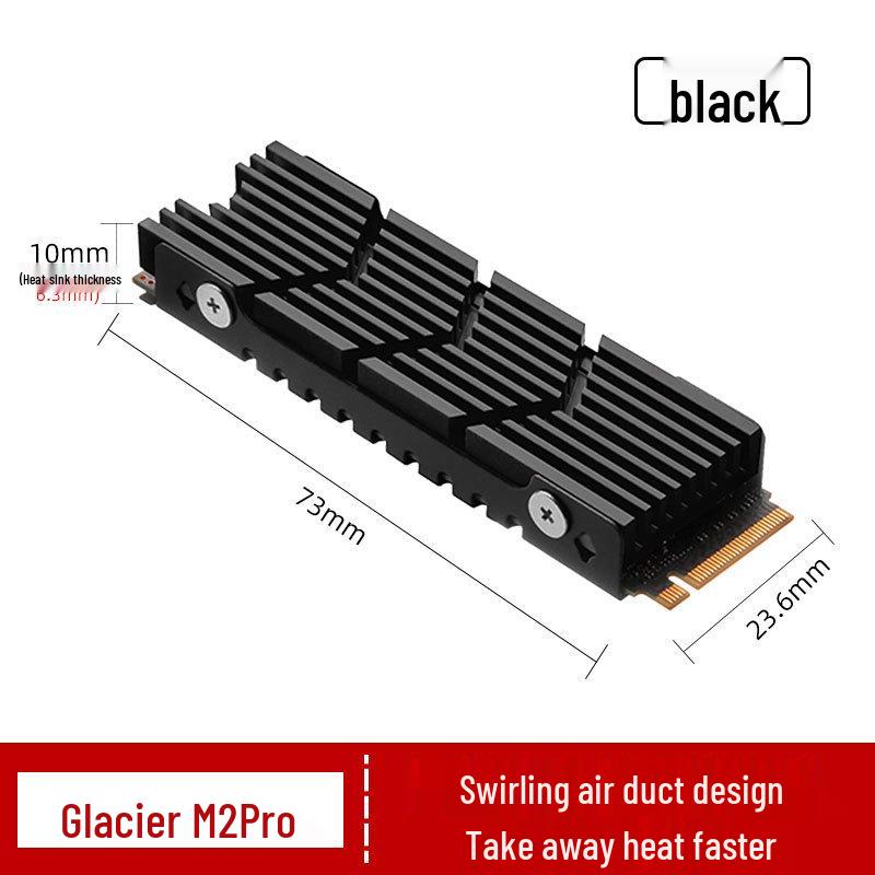 Iceberg M2 Pro SSD Cooler: Supports PS5 2280 NVMe M.2 Solid State Drives