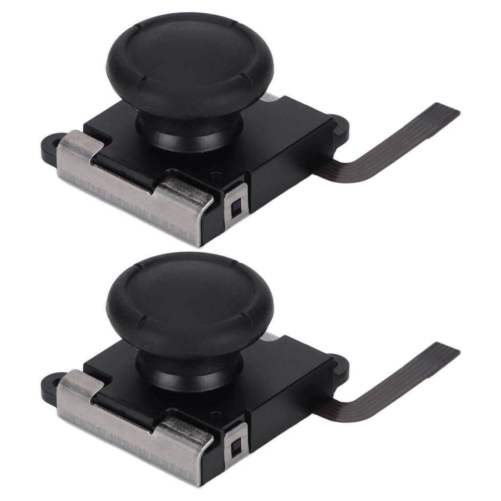 2pcs Analog Joystick 3D Replacement Sensor Thumb Rocker with Cover for Switch Lite Consoles