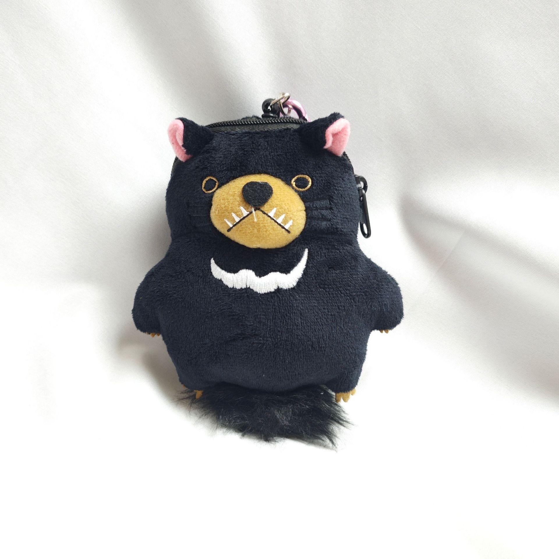 

Семья вомбатов Утконос Тасманский дьявол Вомбат Коала Плюшевая кукла Выдвижной карман для карт Кошелек для мелочи Сумка для хранения 10cm