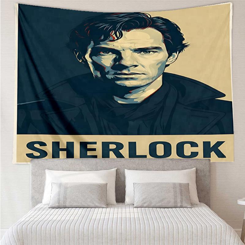 Sherlock Adventure Quick-Dry Tapestry Hanging for Bedroom,Livingroom, Playroom,Decor Art Room Wall Tapestry Holiday and Birthday Gifts