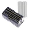 Pack of 5 4xAA Battery Holder Storage Box Case Battery Snap Connector Battery Storage Boxes Black Enclosure with 9V